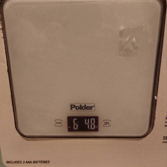 NWT!! POLDER Slimmer Digital Kitchen Scale - Picture 2 of 8